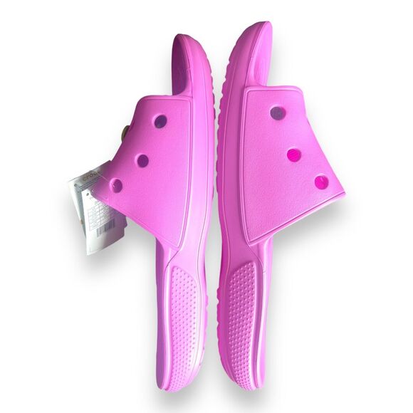 Crocs Classic Slides/Sandals Men's Taffy Pink 206121-6SW Size 15 NEW - Picture 4 of 7